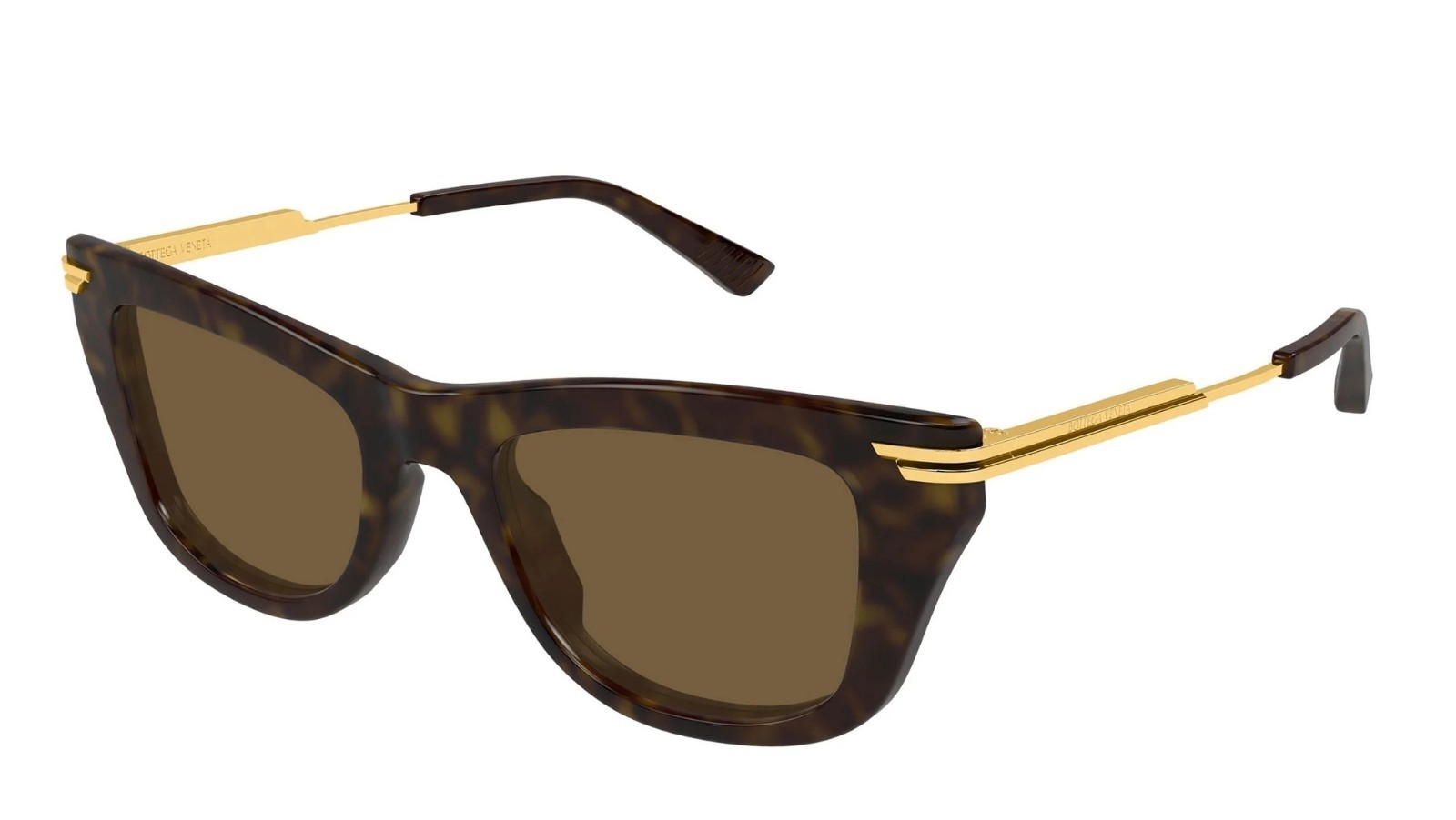 Occhiali da sole donna Luxury Bottega Veneta BV1369S 002 havana gold brown nuova collezione