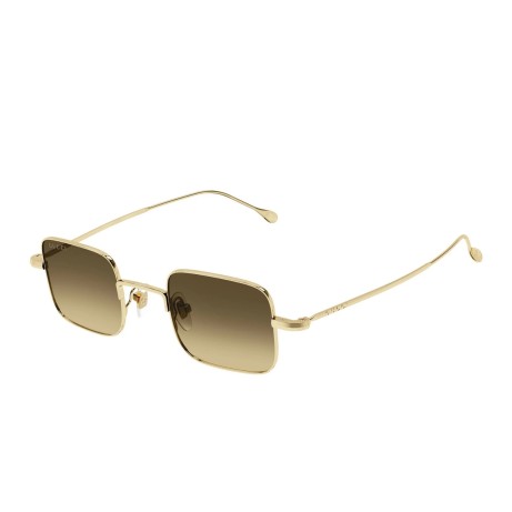 Occhiali da sole unisex Luxury Gucci GG1813S 002 gold gold brown nuova collezione 2