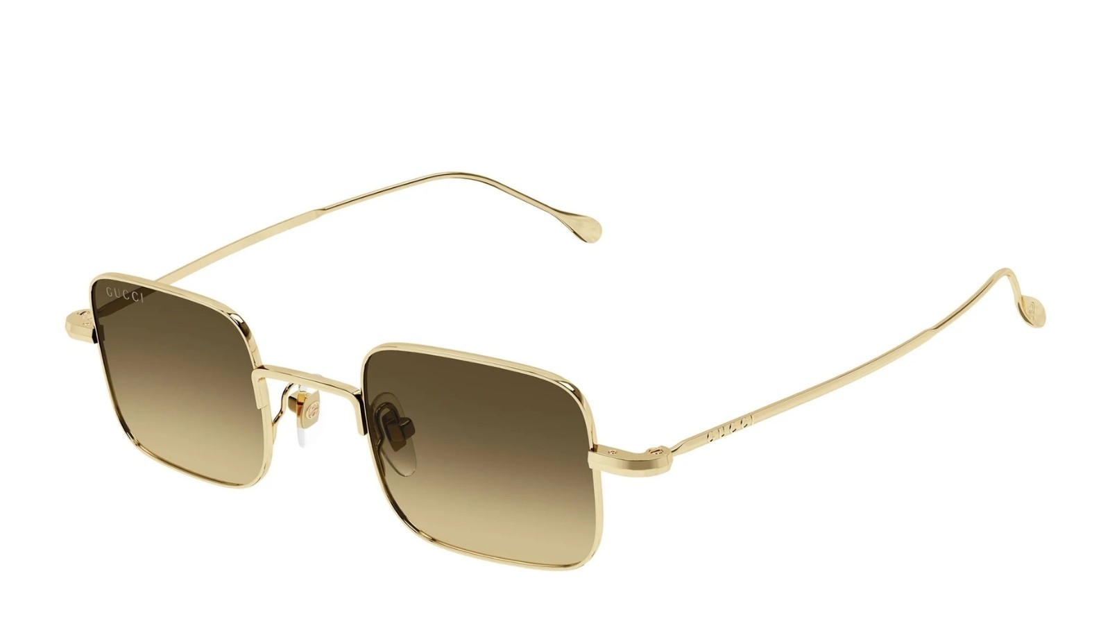 Occhiali da sole unisex Luxury Gucci GG1813S 002 gold gold brown nuova collezione