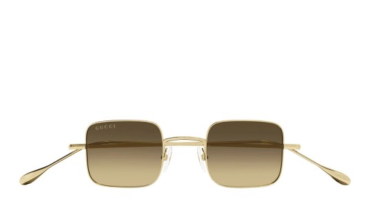 Occhiali da sole unisex Luxury Gucci GG1813S 002 gold gold brown nuova collezione