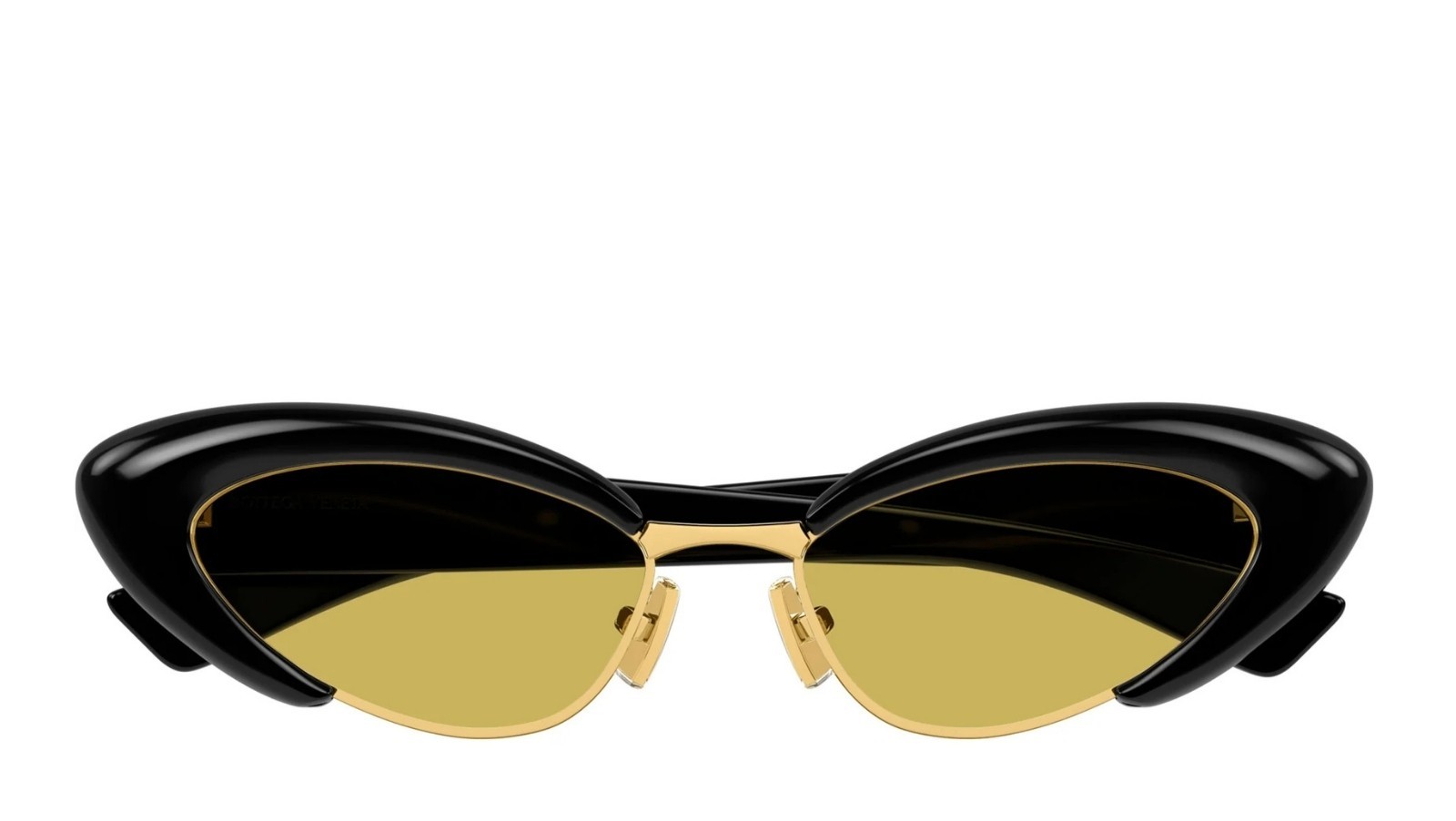 Bottega Veneta BV1387S 001 black black yellow