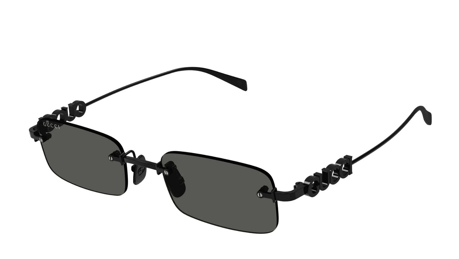 Occhiali da sole uomo Luxury Gucci GG1808S 001 black black grey nuova collezione