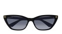 Bottega Veneta BV1387S 001 black black yellow