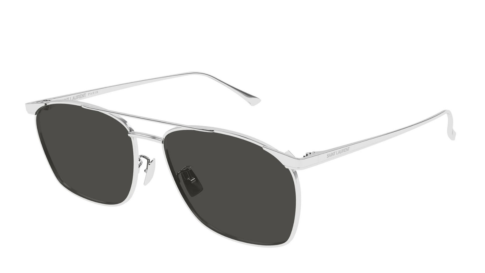 Occhiali da sole uomo Luxury Saint Laurent SL 796 VINCENT 002 silver silver grey nuova collezione