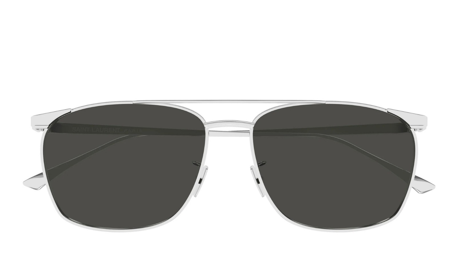 Occhiali da sole uomo Luxury Saint Laurent SL 796 VINCENT 002 silver silver grey nuova collezione