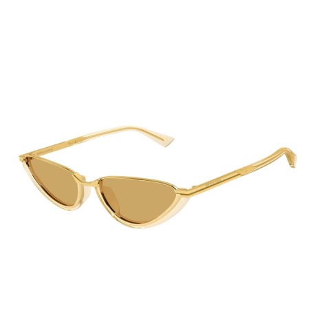 Occhiali da sole donna Luxury Bottega Veneta BV1346S 003 yellow yellow brown nuova collezione 2