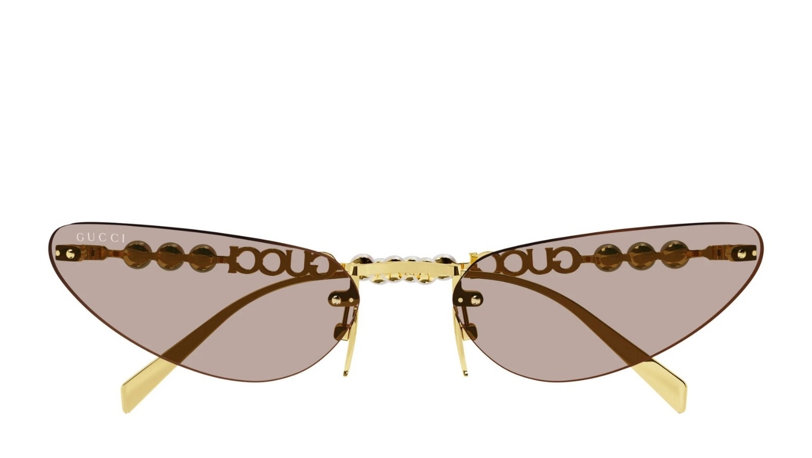 Occhiali da sole donna Luxury Gucci GG1920S 004 gold gold pink nuova collezione