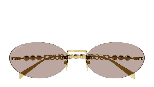 Occhiali da sole donna Luxury Gucci GG1922S 004 gold gold pink nuova collezione