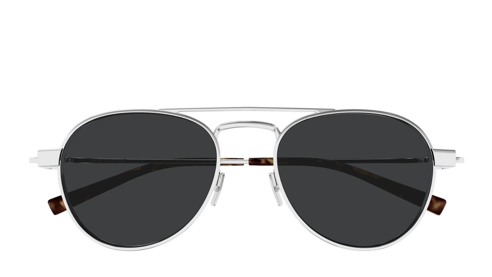 Occhiali da sole uomo Luxury Saint Laurent SL 708 002 silver silver black nuova collezione