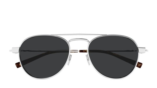 Occhiali da sole uomo Luxury Saint Laurent SL 708 002 silver silver black nuova collezione