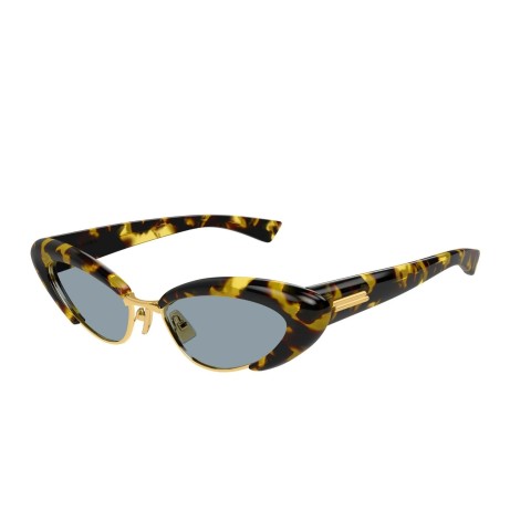 Occhiali da sole donna Luxury Bottega Veneta BV1387S 002 havana havana blue nuova collezione 2