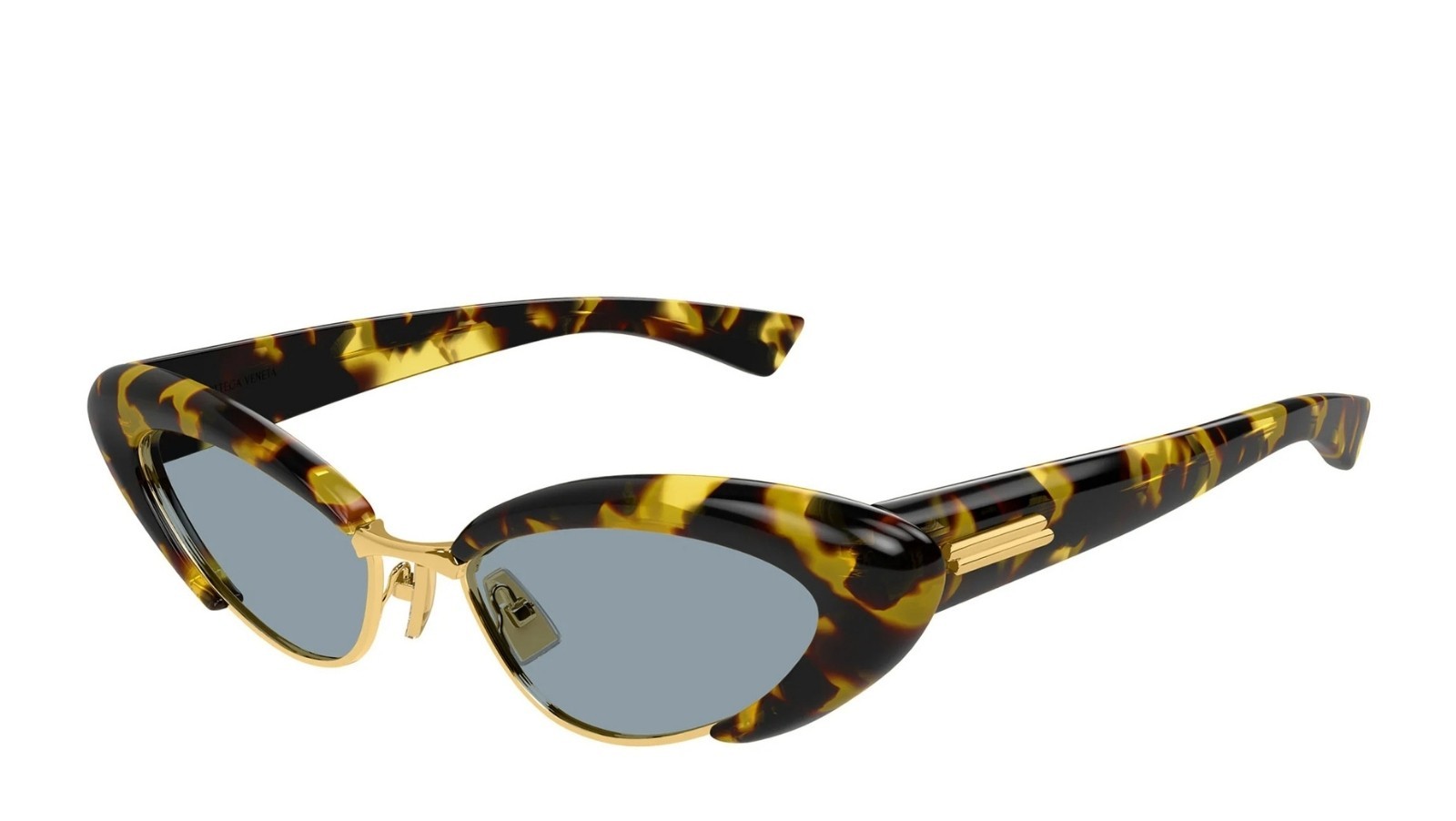 Occhiali da sole donna Luxury Bottega Veneta BV1387S 002 havana havana blue nuova collezione