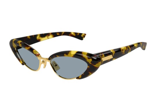 Occhiali da sole donna Luxury Bottega Veneta BV1387S 002 havana havana blue nuova collezione