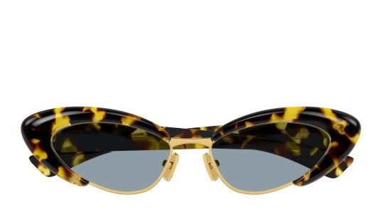 Occhiali da sole donna Luxury Bottega Veneta BV1387S 002 havana havana blue nuova collezione