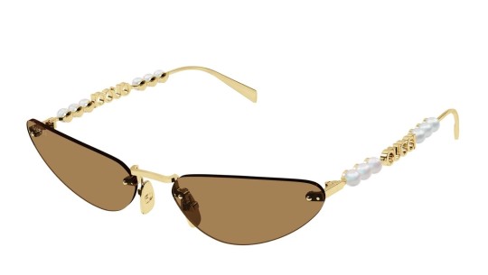 Occhiali da sole donna Luxury Gucci GG1920S 003 gold gold brown nuova collezione