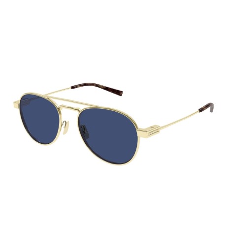 Occhiali da sole uomo Luxury Saint Laurent SL 708 005 gold gold blue nuova collezione 2