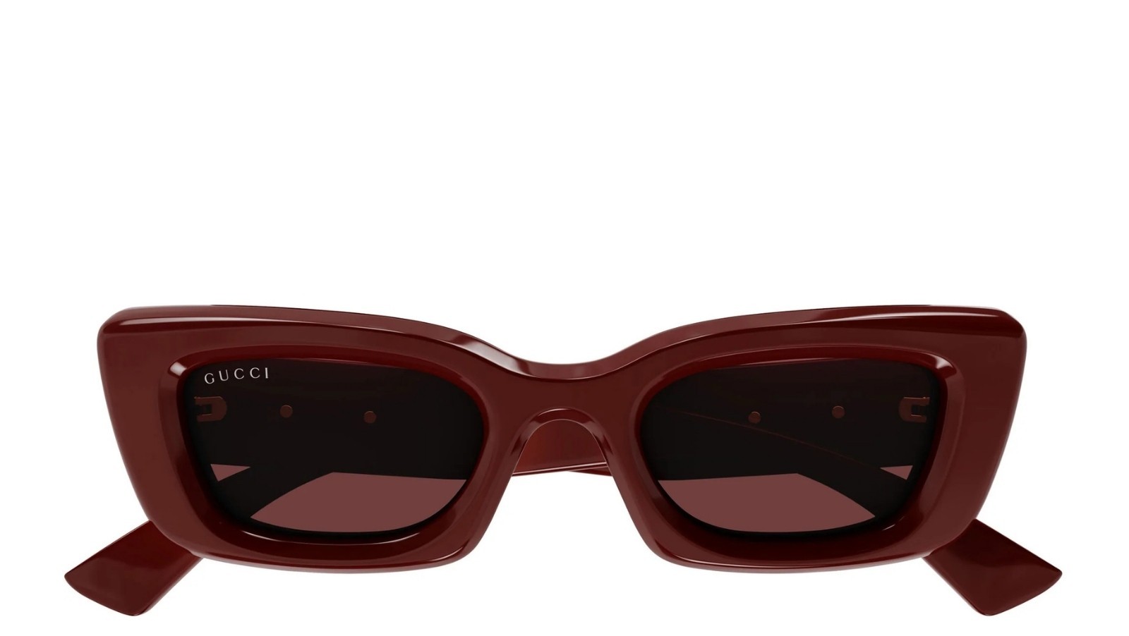 Occhiali da sole donna Luxury Gucci GG1827S 003 burgundy burgundy red nuova collezione