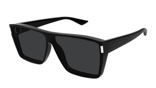 Occhiali da sole unisex Luxury Saint Laurent SL 756 001 black black black nuova collezione
