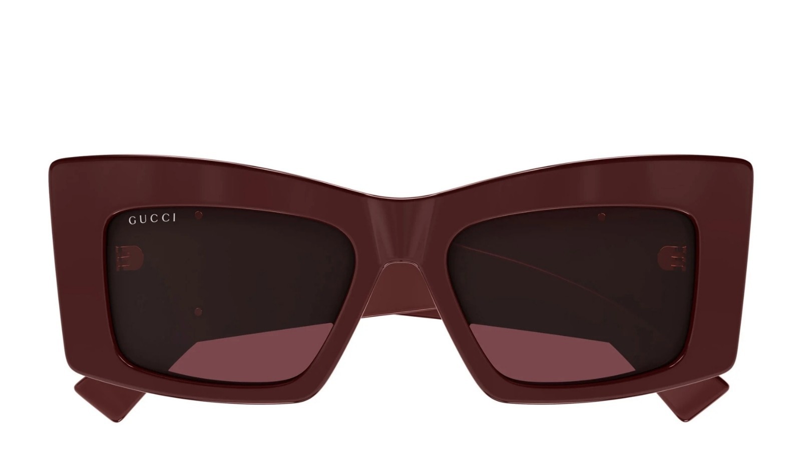 Occhiali da sole donna Luxury Gucci GG1842S 005 burgundy burgundy red nuova collezione