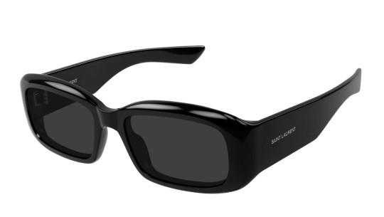 Occhiali da sole unisex Luxury Saint Laurent SL 809 001 black black black nuova collezione