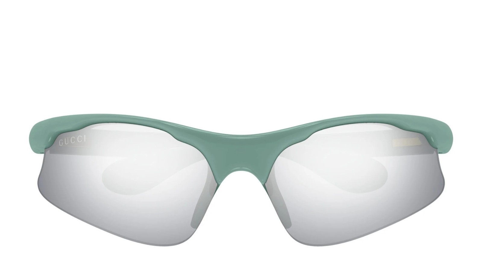 Occhiali da sole uomo Luxury Gucci GG1774S 005 green green silver nuova collezione