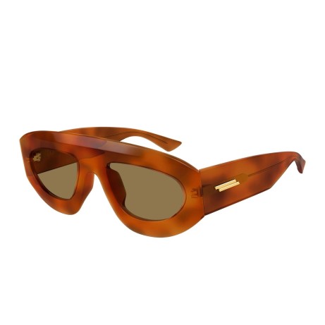 Occhiali da sole unisex Luxury Bottega Veneta BV1358S 002 havana havana brown nuova collezione 2