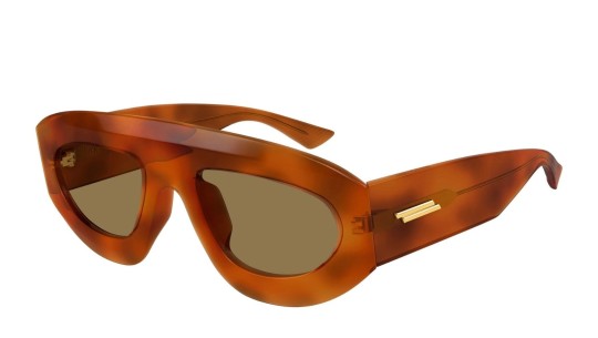 Occhiali da sole unisex Luxury Bottega Veneta BV1358S 002 havana havana brown nuova collezione