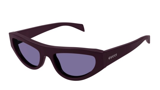 Occhiali da sole donna Luxury Gucci GG1919S 007 violet violet violet nuova collezione
