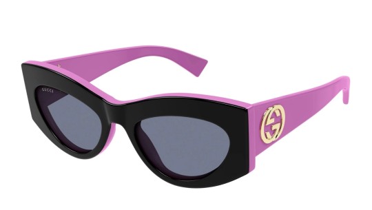 Occhiali da sole donna Luxury Gucci GG1843S 005 black fuchsia grey nuova collezione
