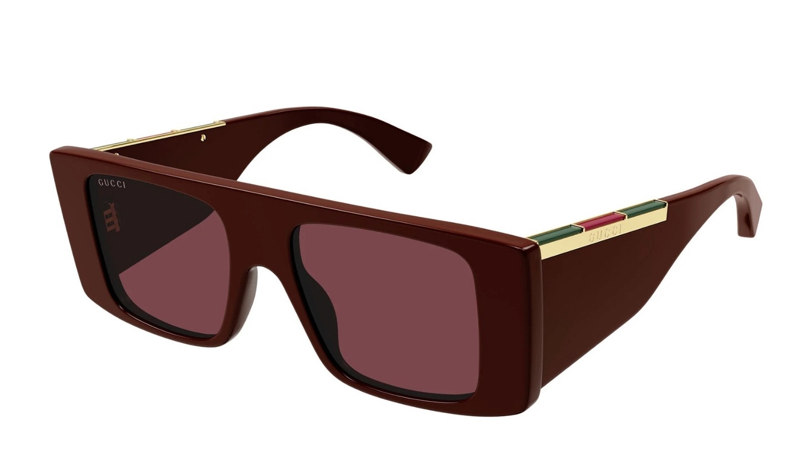 Occhiali da sole uomo Luxury Gucci GG1888S 004 burgundy burgundy red nuova collezione