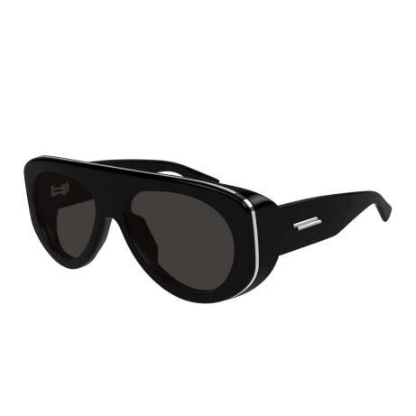 Occhiali da sole unisex Luxury Bottega Veneta BV1362S 001 black black grey nuova collezione 2