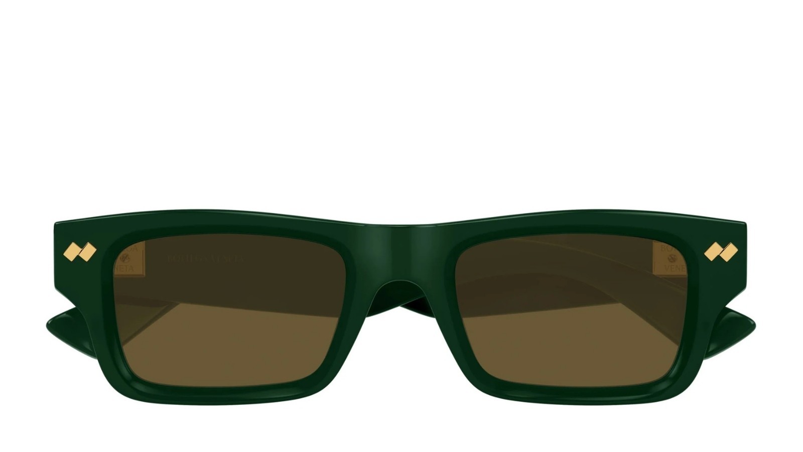 Occhiali da sole unisex Luxury Bottega Veneta BV1351S 005 green green brown nuova collezione