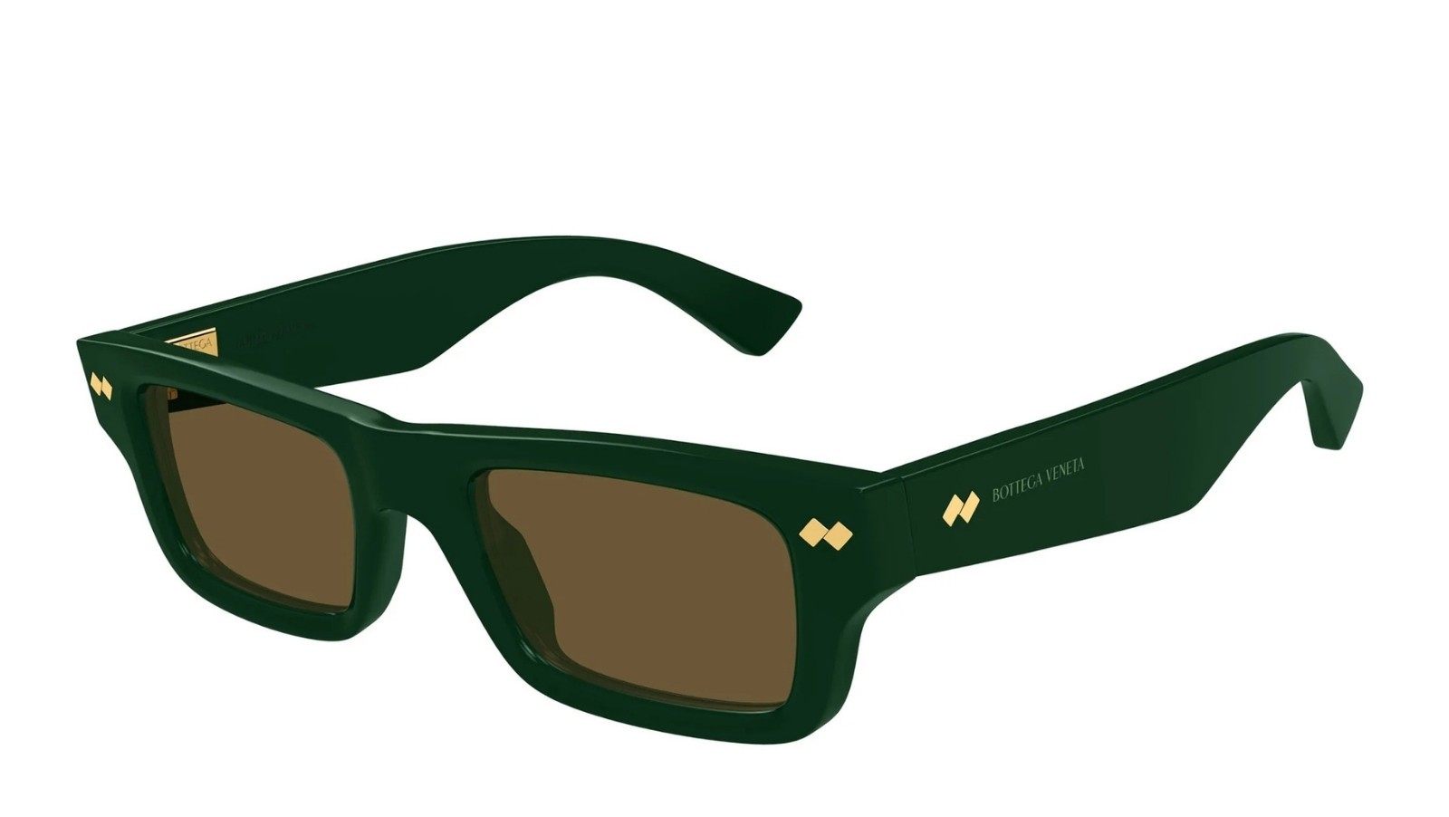 Occhiali da sole unisex Luxury Bottega Veneta BV1351S 005 green green brown nuova collezione