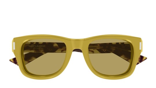 Occhiali da sole uomo Luxury Saint Laurent SL 801 004 yellow havana grey nuova collezione