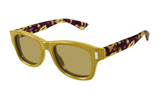 Occhiali da sole uomo Luxury Saint Laurent SL 801 004 yellow havana grey nuova collezione