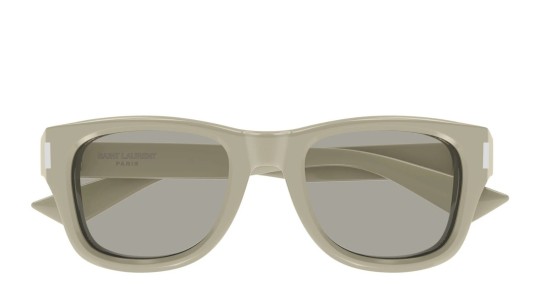 Occhiali da sole uomo Luxury Saint Laurent SL 801 003 green green grey nuova collezione