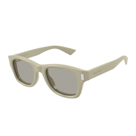 Occhiali da sole uomo Luxury Saint Laurent SL 801 003 green green grey nuova collezione 2
