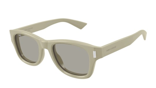 Occhiali da sole uomo Luxury Saint Laurent SL 801 003 green green grey nuova collezione