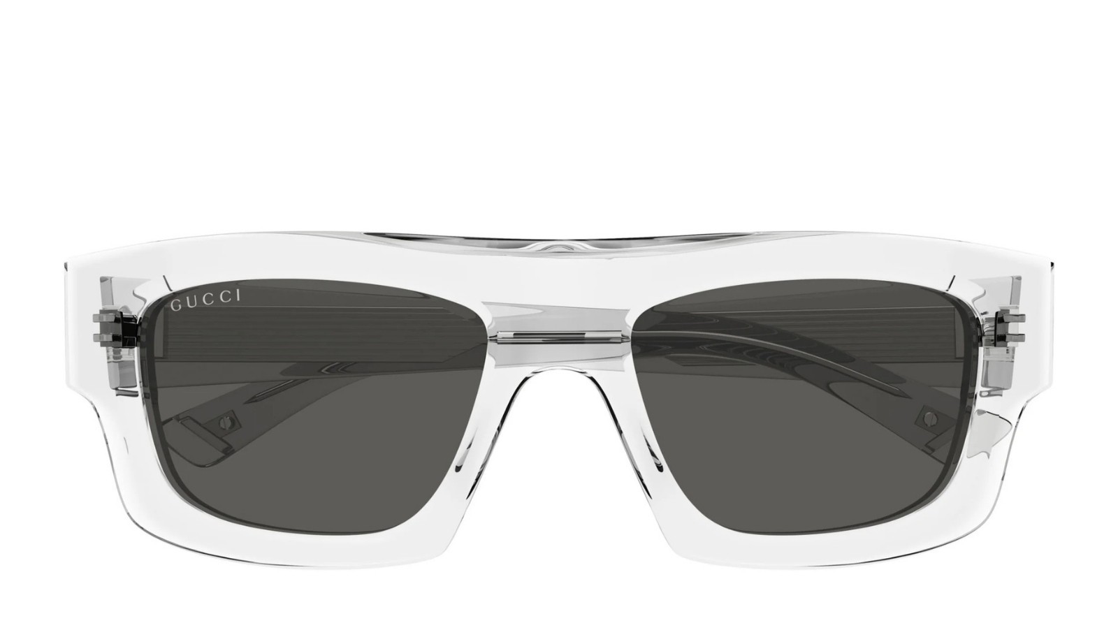 Occhiali da sole uomo Luxury Gucci GG1926S 008 crystal crystal grey nuova collezione