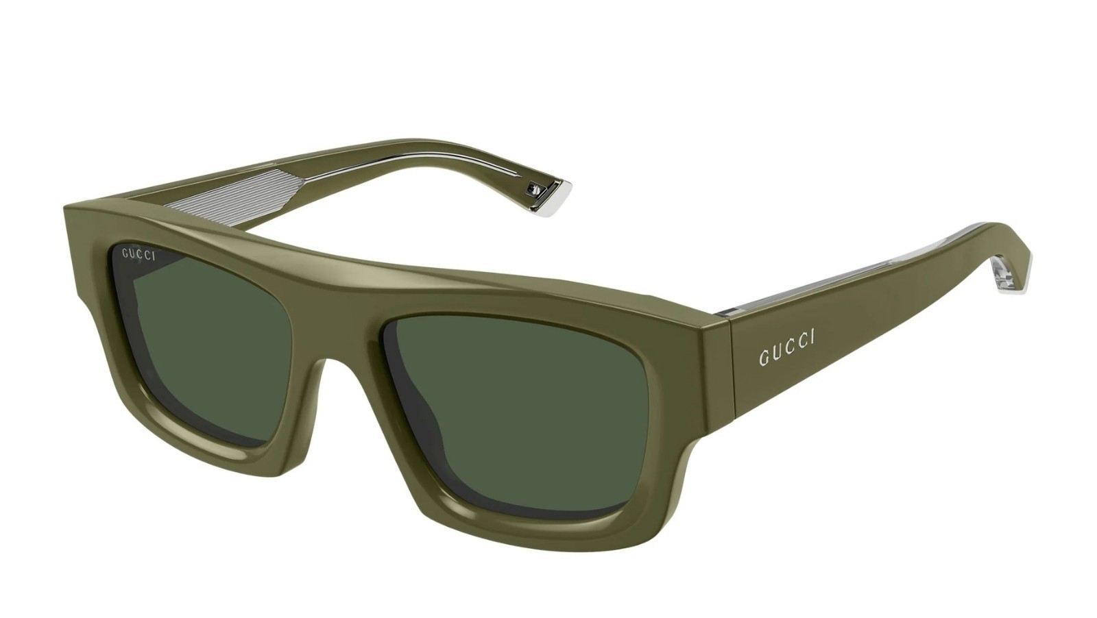 Occhiali da sole uomo Luxury Gucci GG1926S 012 green green green nuova collezione