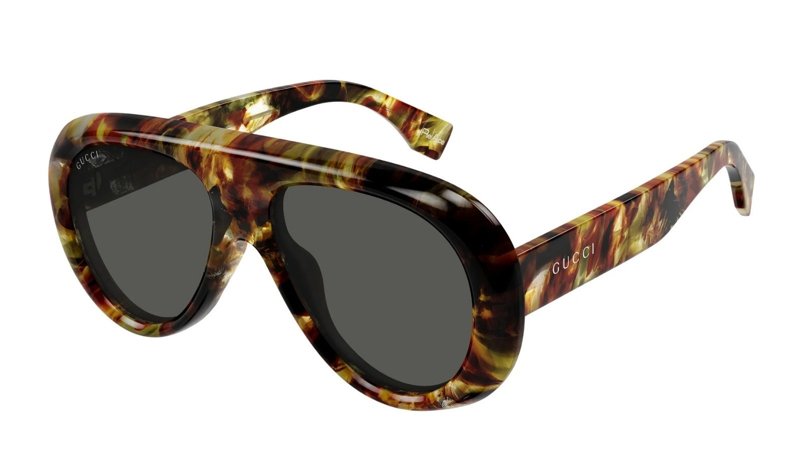 Occhiali da sole uomo Luxury Gucci GG1909S 001 havana havana grey nuova collezione