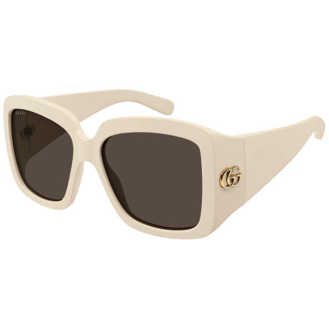 Luxury women s sunglasses Gucci GG1402S Ivory Brown (004) new collection 2