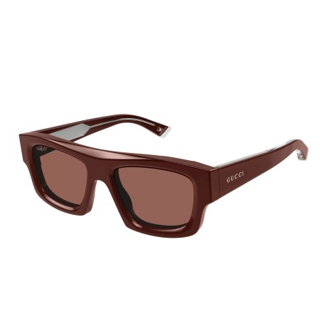 Occhiali da sole uomo Luxury Gucci GG1926S 003 burgundy burgundy bro nuova collezione 2