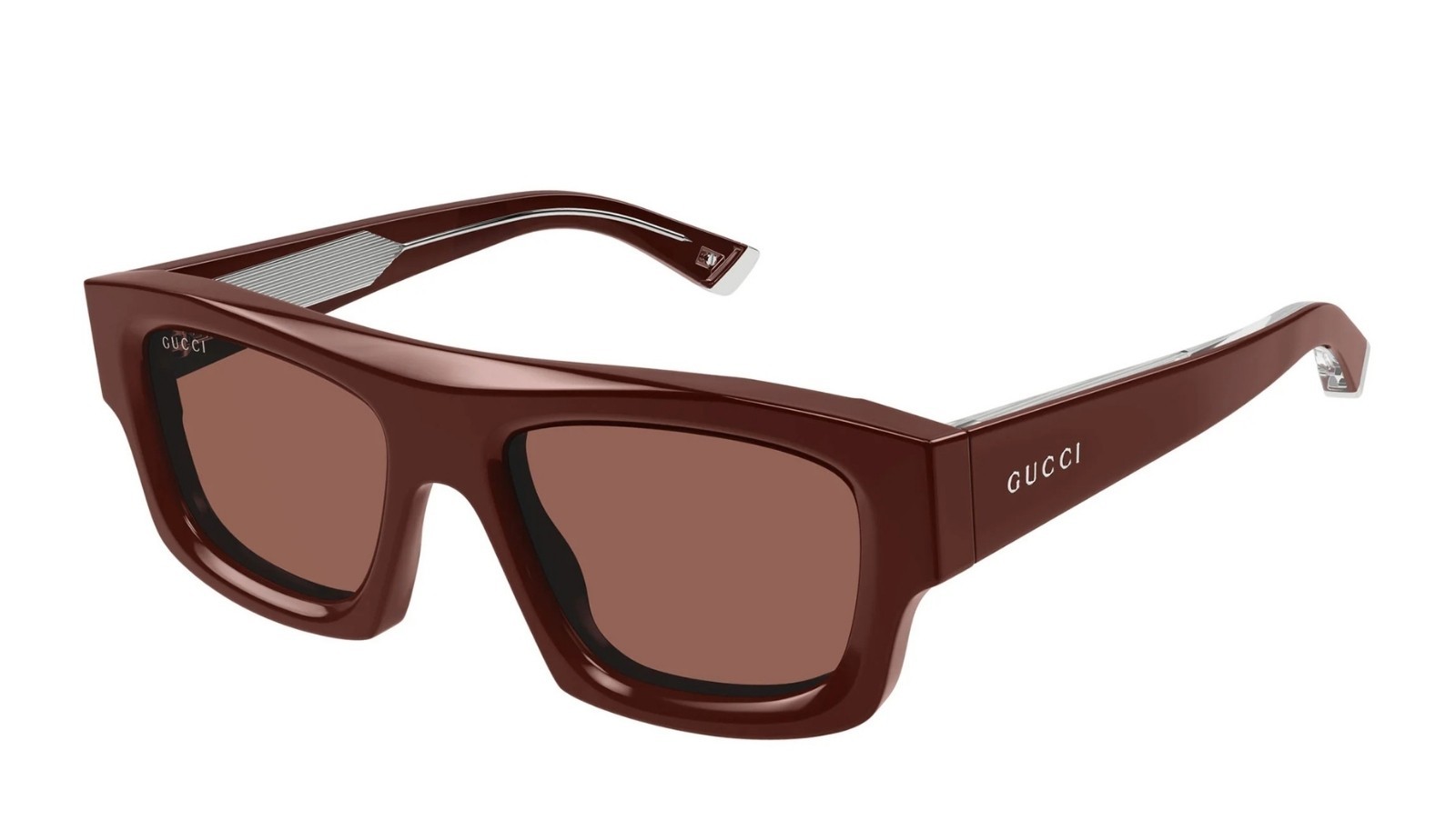 Occhiali da sole uomo Luxury Gucci GG1926S 003 burgundy burgundy bro nuova collezione