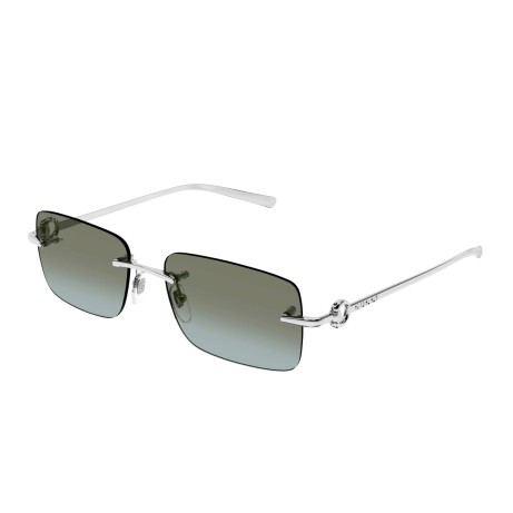 Occhiali da sole uomo Luxury Gucci GG1703S 007 silver silver brown nuova collezione 2