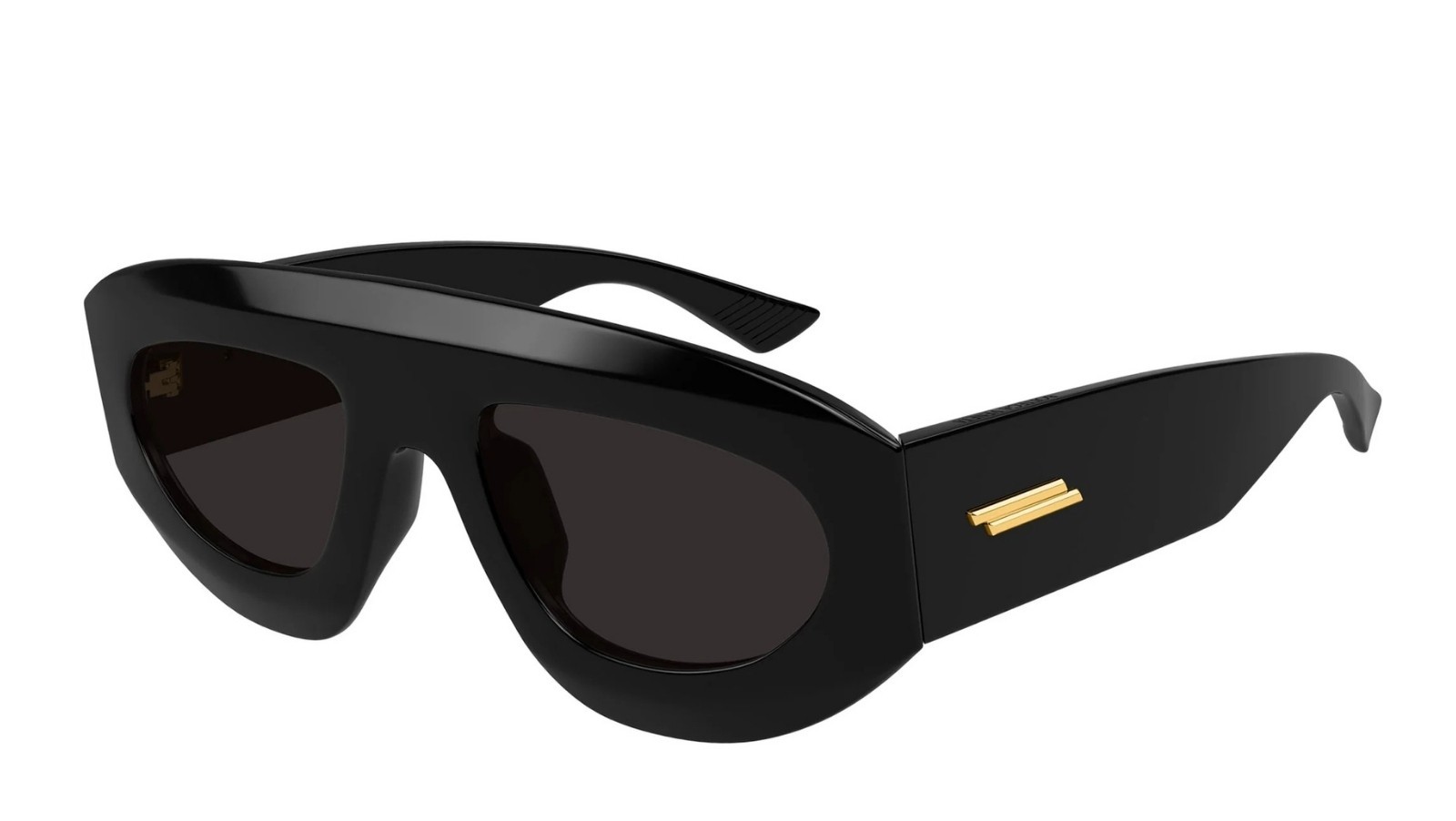 Occhiali da sole unisex Luxury Bottega Veneta BV1358S 001 black black grey nuova collezione