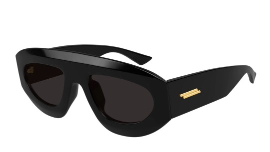 Occhiali da sole unisex Luxury Bottega Veneta BV1358S 001 black black grey nuova collezione