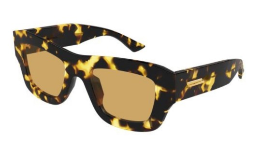 Occhiali da sole donna Luxury Bottega Veneta BV1357S 003 havana havana brown nuova collezione