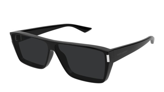 Occhiali da sole unisex Luxury Saint Laurent SL 757 001 black black black nuova collezione