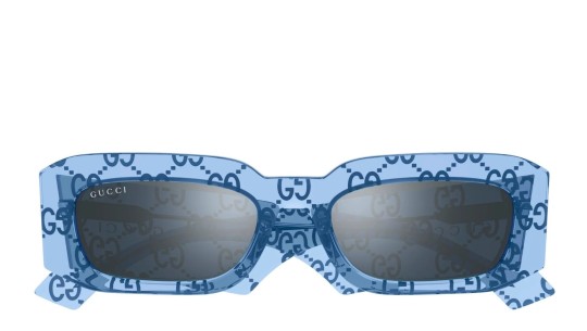 Occhiali da sole uomo Luxury Gucci GG1426S 006 light blue light blue nuova collezione